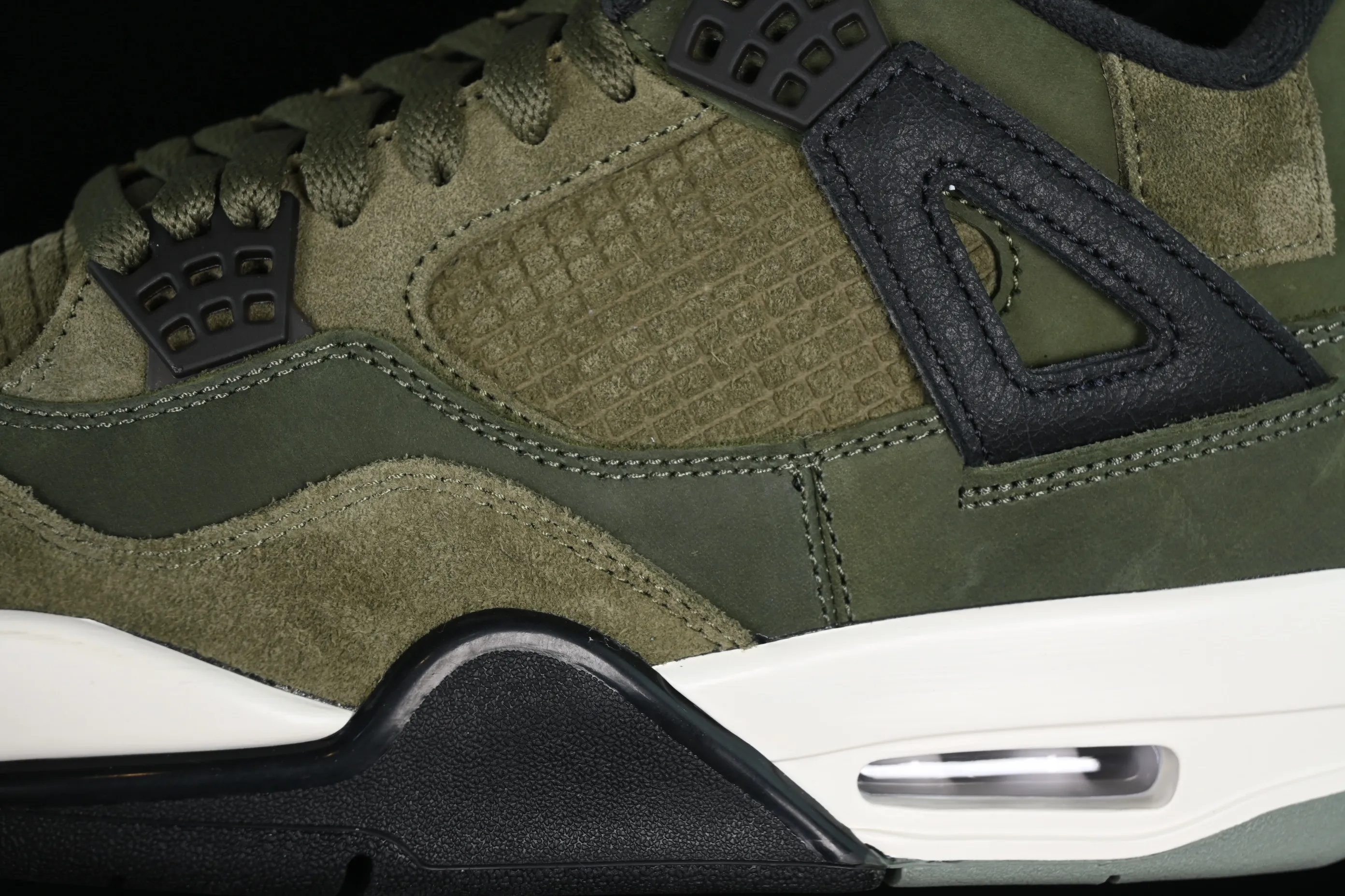 All categories Air Jordan Jordan series basketball shoes Air Jordan 4 GX foreign trade version Air Jordan 4 SE Craft "Medium Olive" AJ4 Joe 4 olive green FB9927-200